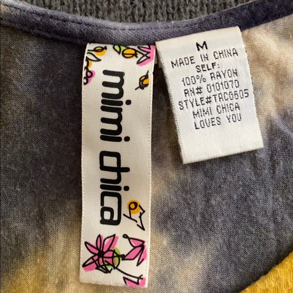 Tie die tank top - Picture 3 of 3